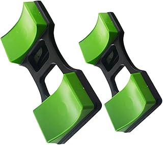 SOLUSTRE Soportes para Mancuernas Pequeño y Grande de Plástico Robusto, 2 Piezas con Base Antideslizante para Gimnasio en Casa, Organizador de Pesas para Entrenamiento y Almacenamiento