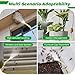 Diatomaceous Earth Duster, Powder Duster - Long Metal Tube Garden Dusters for Powder for Diatomaceous Earth & Fine Powders, Handheld Diatomaceous Earth Spreader for Home and Farm Use