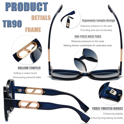 Womens Sunglasses Polarized Large Butterfly Sun Glasses Fashion Ladies Shades Trendy Sunnies Driving Vacation SY60973