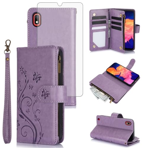Coque Samsung Galaxy A20 Asuwish antichoc violette avec protection renforcée des angles