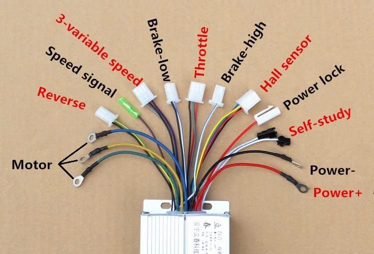 800W DC 72V 15 MOFSET brushless controller, BLDC motor controller / E-bike / E-scooter / electric bicycle speed controller