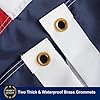 Homissor State of Texas 3x5 Feet Flag - Embroidered Sewn TX Flags Heavy Duty Outdoor Nylon Flags Vivid Color - Brass Grommets and 4 Stitch Hemming #4