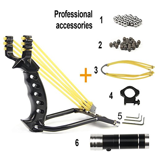Cooy 23893M42YE4 Slingshot,Wrist Sling Rocket Professional Hunting Slingshot thumb #2