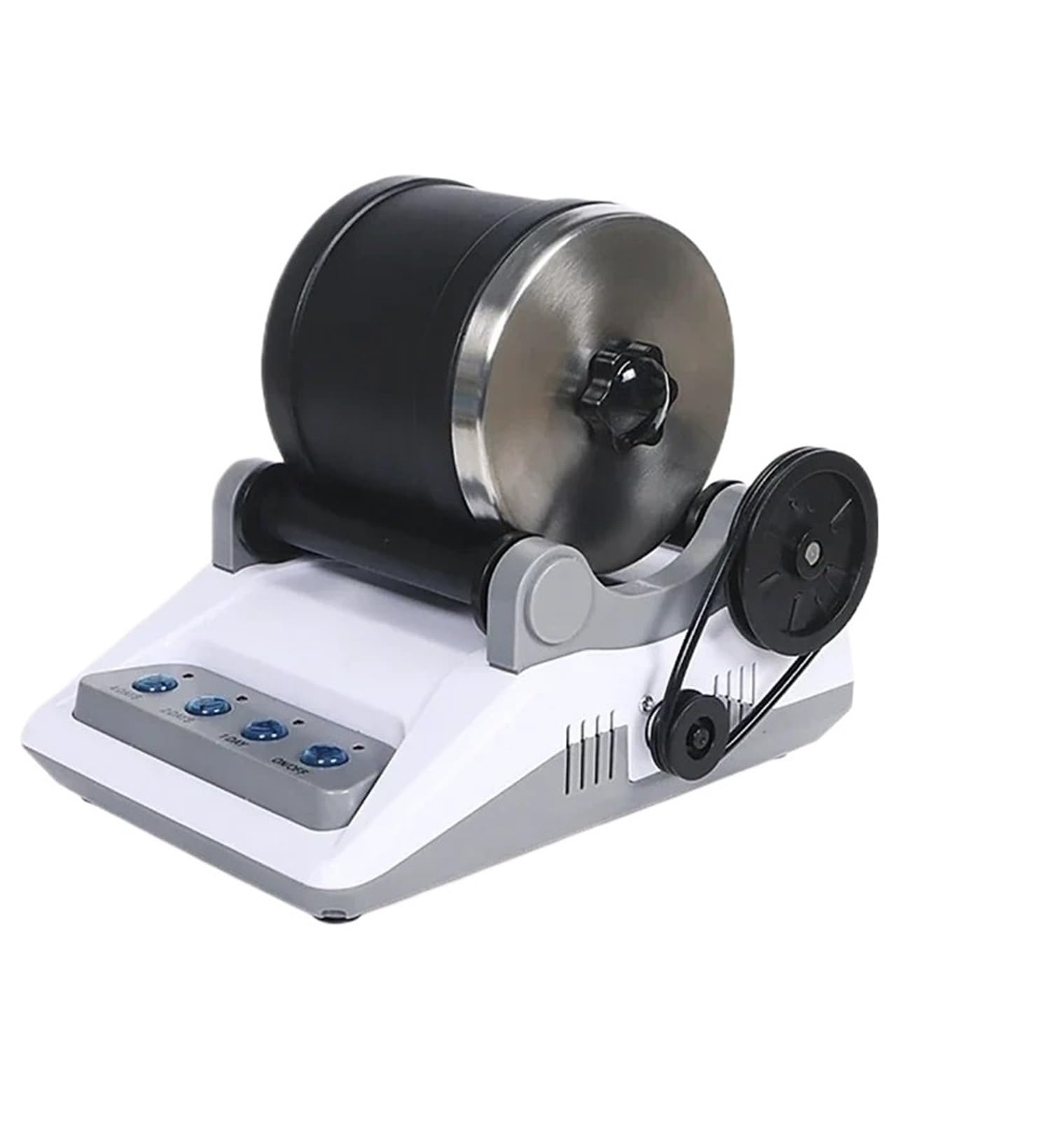 CUDTAPI Electric Gemstone Grinder Set Rock Tumbler With Rough Gemstones Polishing Grits For Adult Kids DIY Toy Rock Polishing Grinder Machine