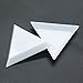 20 PCS Bead Sorting Trays Triangle White Plastic
