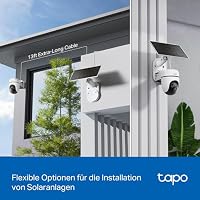 Tapo C610 KIT 2K 360° Solar Überwachungskamera Außen (Akku 6700 mAh, Farbnachtsicht, WLAN 2,4 GHz, KI-Erkennung, Licht- & Ton-Alarm, lokale Speicherung über microSD-Karte oder H500-Homebase) – Ansicht 5