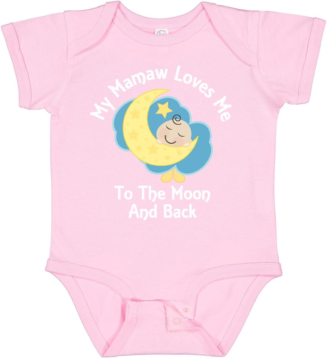 inktastic Mamaw Grandma Loves Me Girls Boys Baby Bodysuit