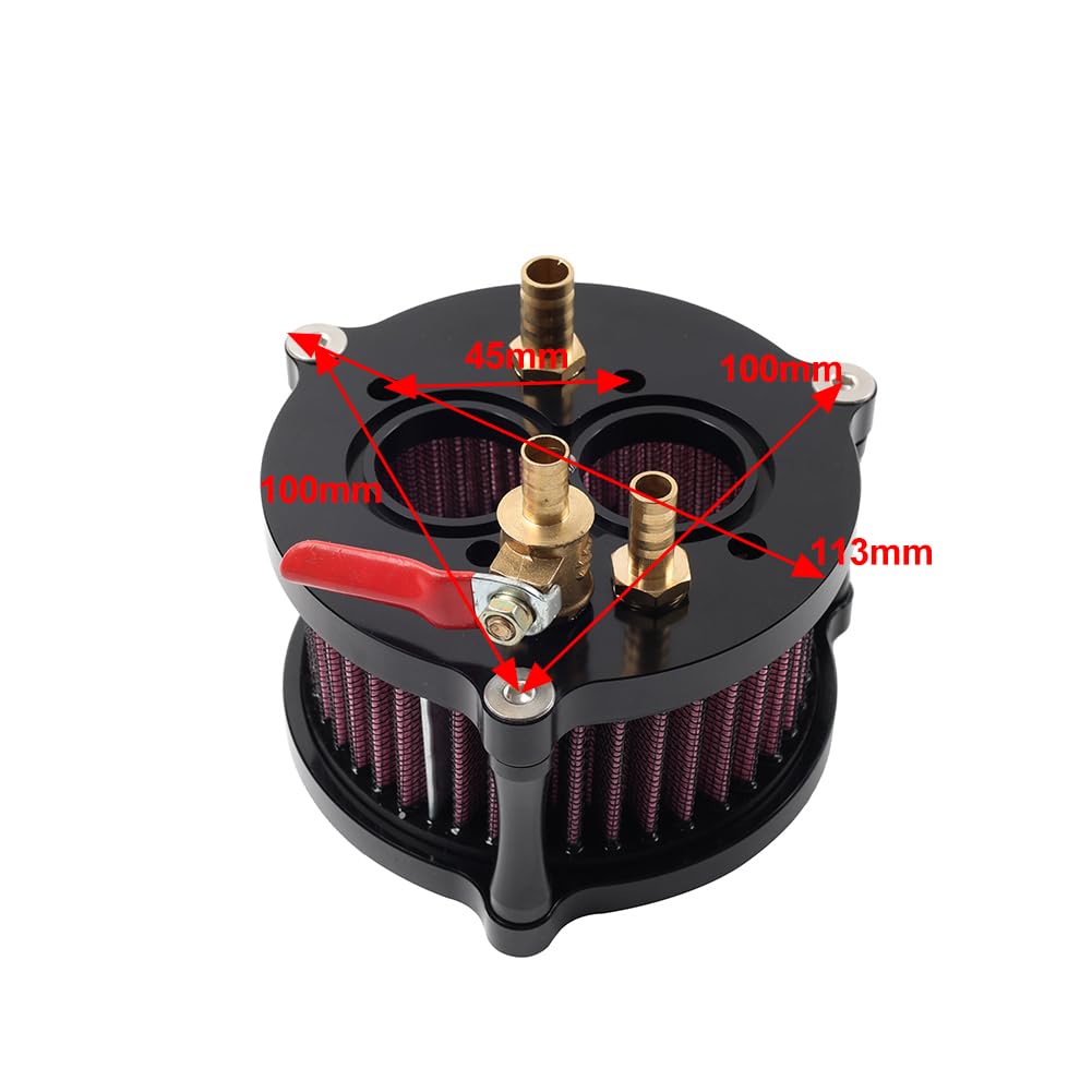 Bacar 1 Kit de limpieza de de filtro de modelo transparente negro para Benda BD 300