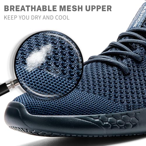 Image of Men's Running Shoes Slip On Walking Comfortable Tennis Breathable Non Slip Athletic Gym Workout Cross Training Fashion Sneakers