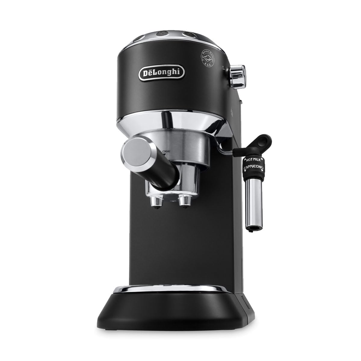 Delonghi Dedica Style EC685BK Cafetera Espresso Manual con Función Flow Stop + Molinillo De Regalo