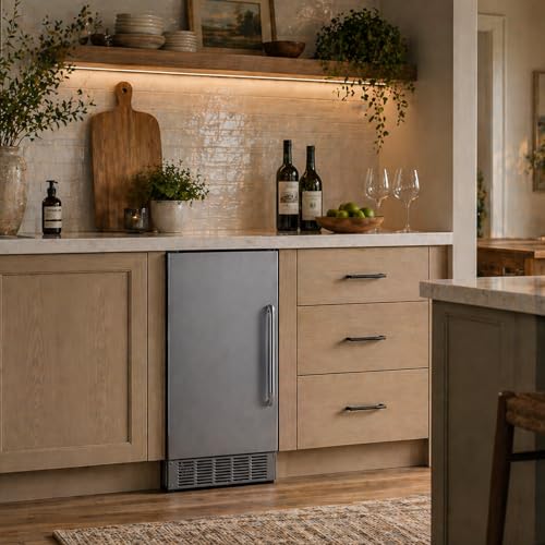 Image of Summit 45 lb. Clear Ice Maker, Stainless Steel - BIM44GCSSADA