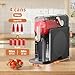 Slushie Machine, Slushy for Home No Ice Need, Professional Frozen Drink Maker & Margarita Machine, 6 Presets for Milkshakes, Frappés, Slush, Ice Cream, 1 Insulated Cup,Black