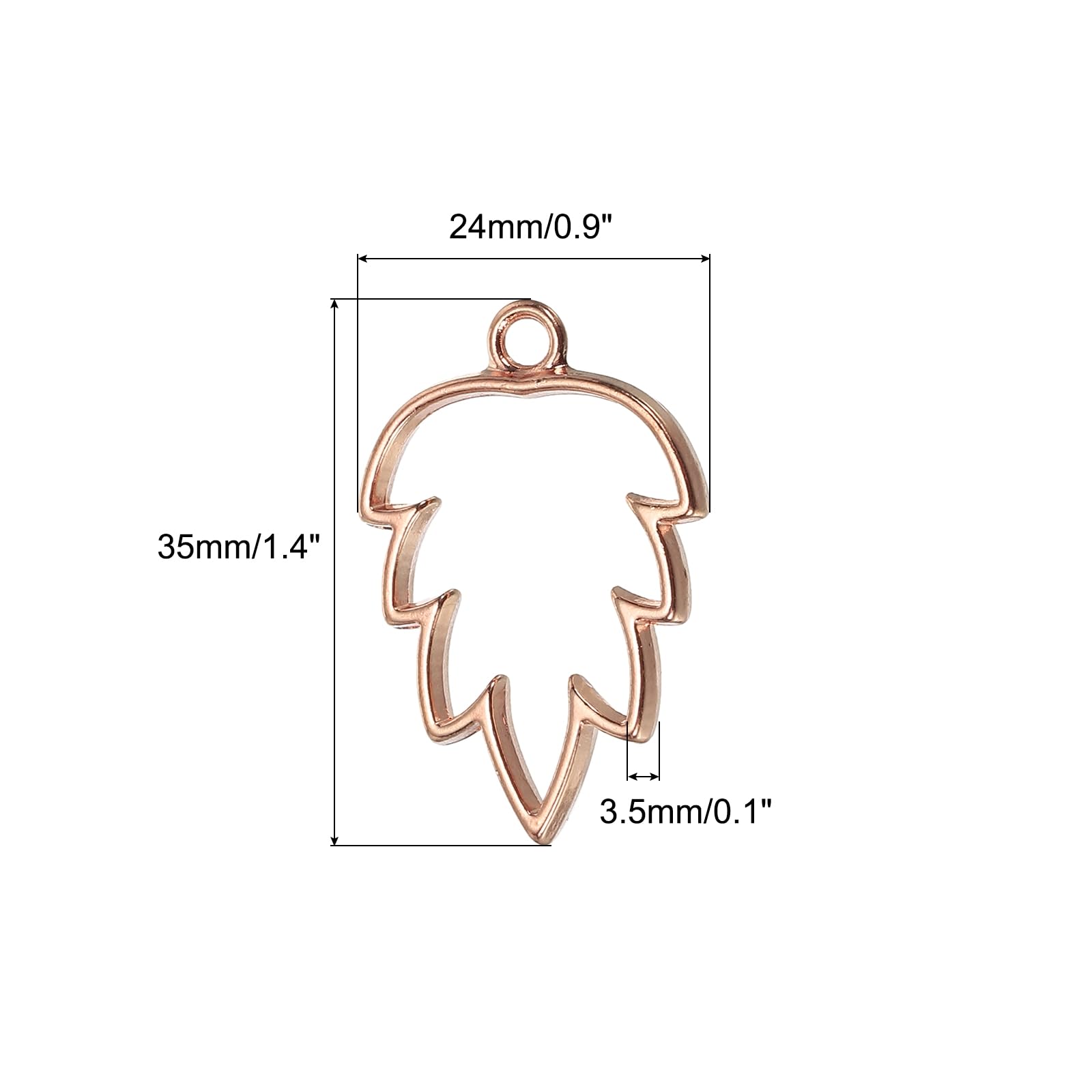 PATIKIL Alloy Open Back Bezel Pendants - Image 2