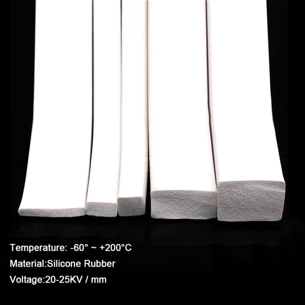 Cinta adhesiva de espuma, Tira de sellado de espuma de silicona autoadhesiva, resistente a altas temperaturas, varios tamaños, 5 m(15x30mm)