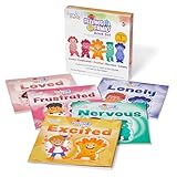 hand2mind Feelings Family Secondary Emotions Book Set, Social Emotional Learning, Calm Down Corner Supplies, Preschool Classroom Must Haves, Bedtime Story Books for Toddlers, Christmas Gifts for Kids