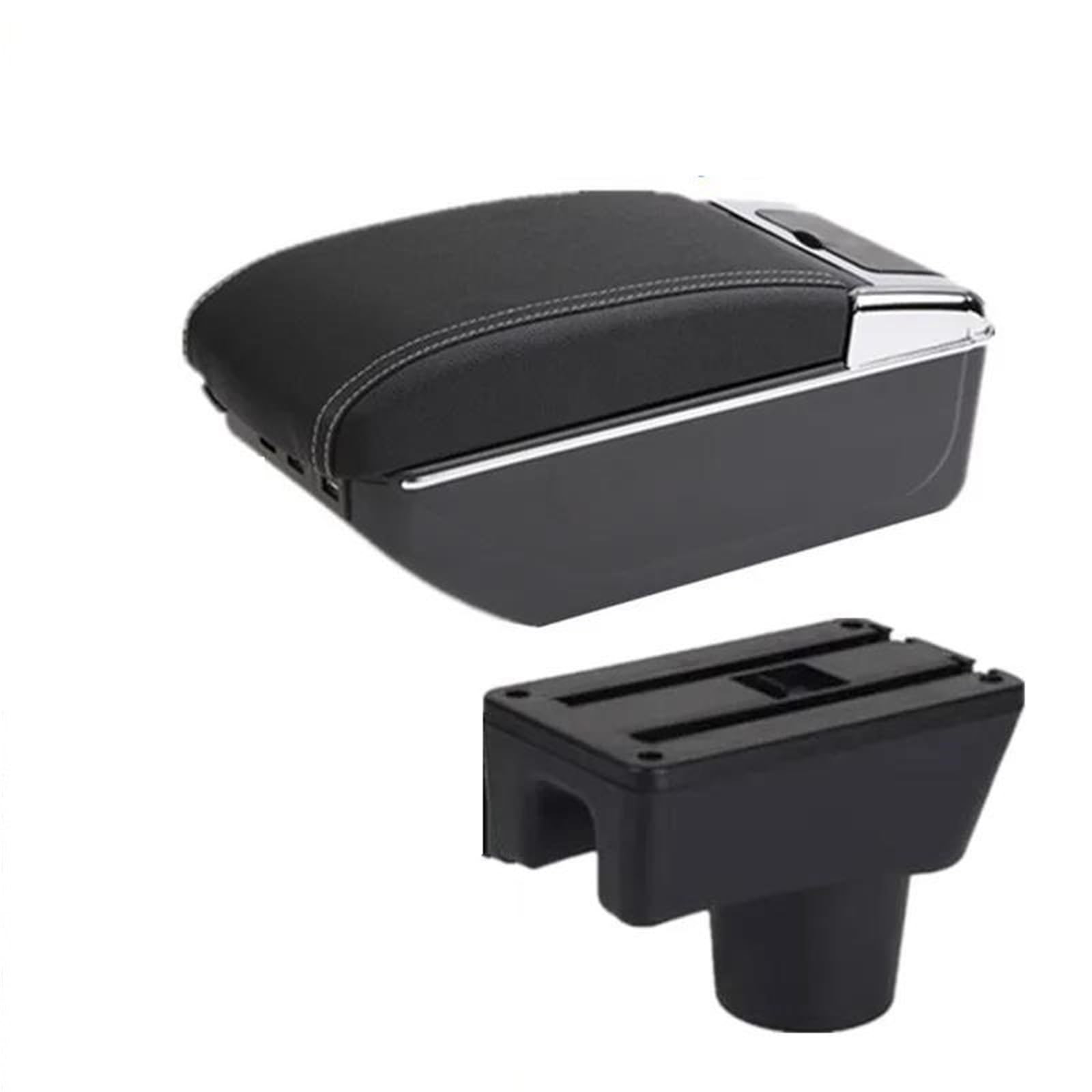 Hjkdsz Style 8 Storage Console Armrest Boxes Car Interior Center Organizers Accessories For Mitsubishi For Attrage For Mirage(Style 8)