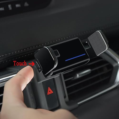 Miniatura 4 de BEERTE Soporte de teléfono para Mazda CX-5 2017-2026 Soporte de teléfono móvil con abrazadera eléctrica giratorio de 360 grados ajustable,