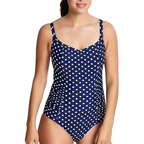 Panache Swim Women's SW1010 One Piece Swimsuit, Navy, 32DD Cover
