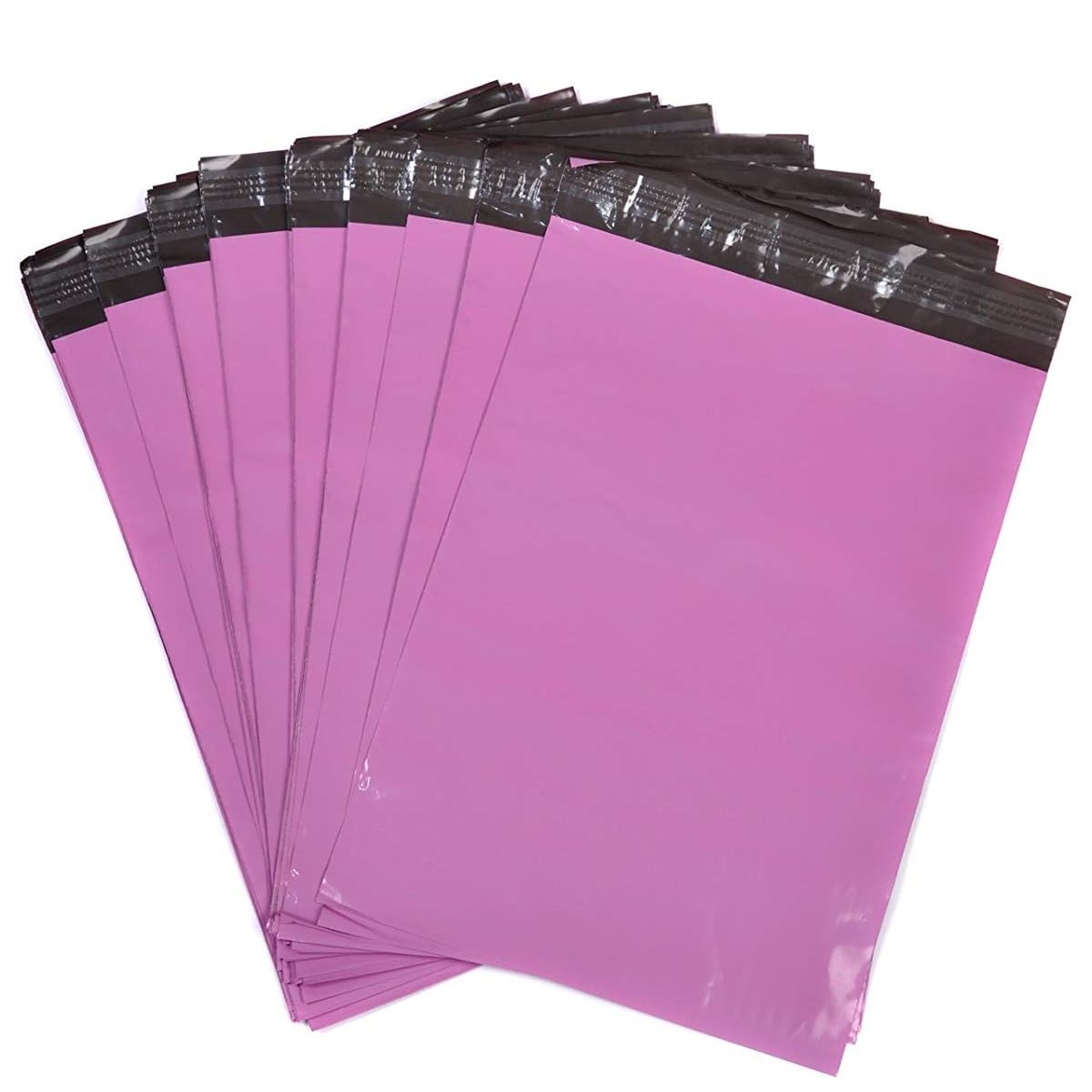 bag it Plastics 200x Pink Mailing Parcel Bags 10" x 14" (250 x 350mm) Tamper & Water-Proof Self Seal Postage & Shipping Bags for Packaging, Posting & Delivery