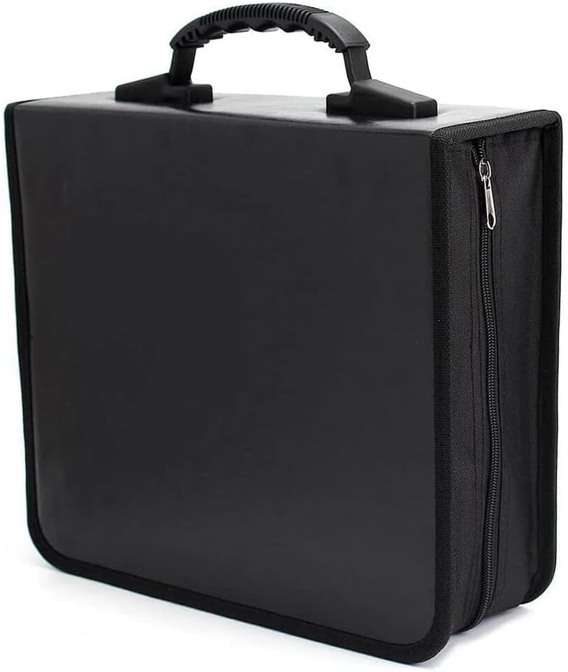 Timoau 400 Capacity CD/DVD Case Holder Portable Disc Wallet