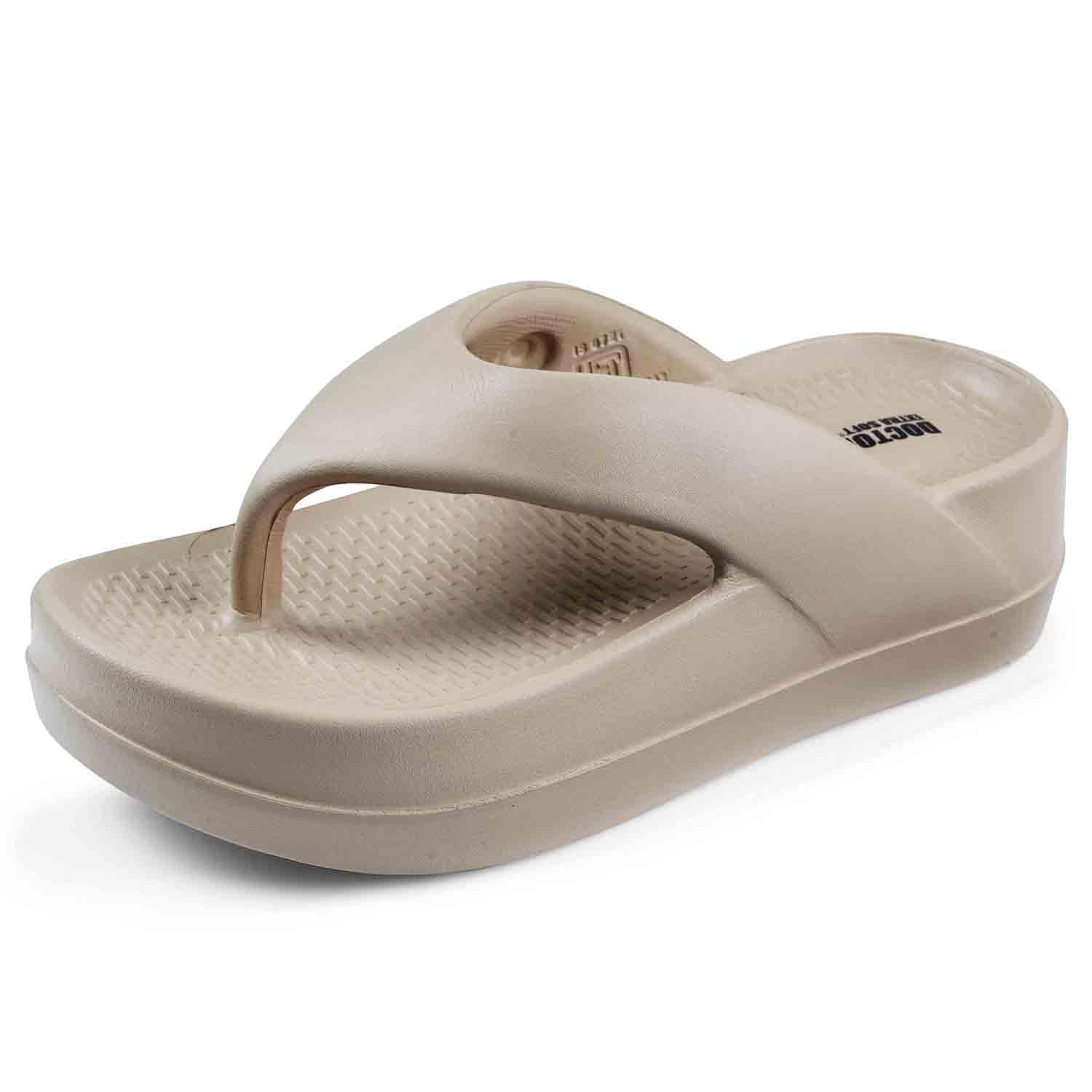 doctor extra soft Women’s EVA Flip Flop Slippers| Lightweight Comfortable Sandals| Thick Sole Cushion Slip-On, Waterproof Cloud Soft Platform Thong for Summer Beach, Pool & Indoor Outdoor Wear D-557-picture-12
