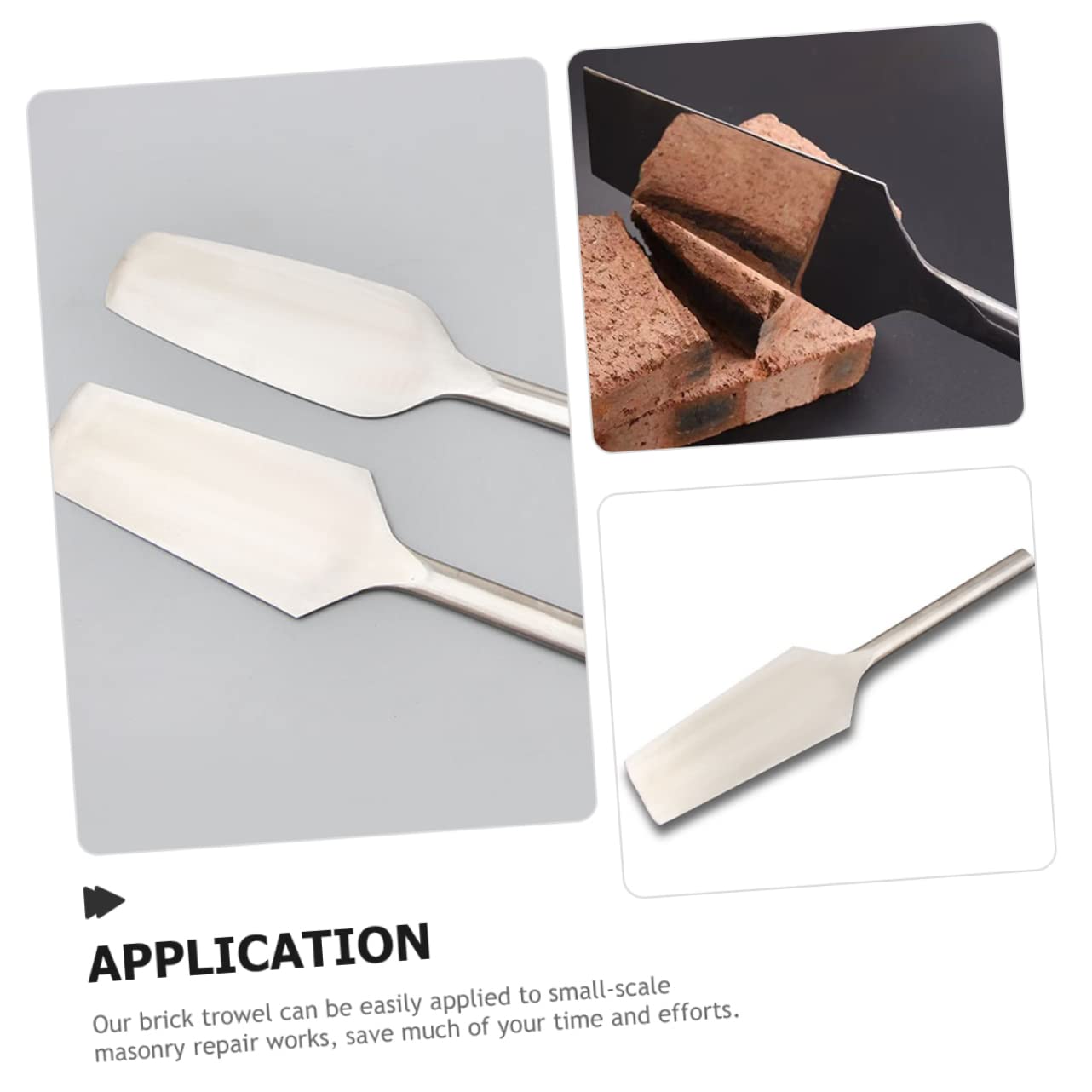 jojofuny Frattazzo in Acciaio Inossidabile Manico Ergonomico Strumento per Muratura e Pavimentazione Utensile Professionale per Edilizia e Costruzione Muri | Finitura Angoli e Riparazioni Murarie, Impugnatura Ergonomica, Utensile per Posa e Lavori di Pavi