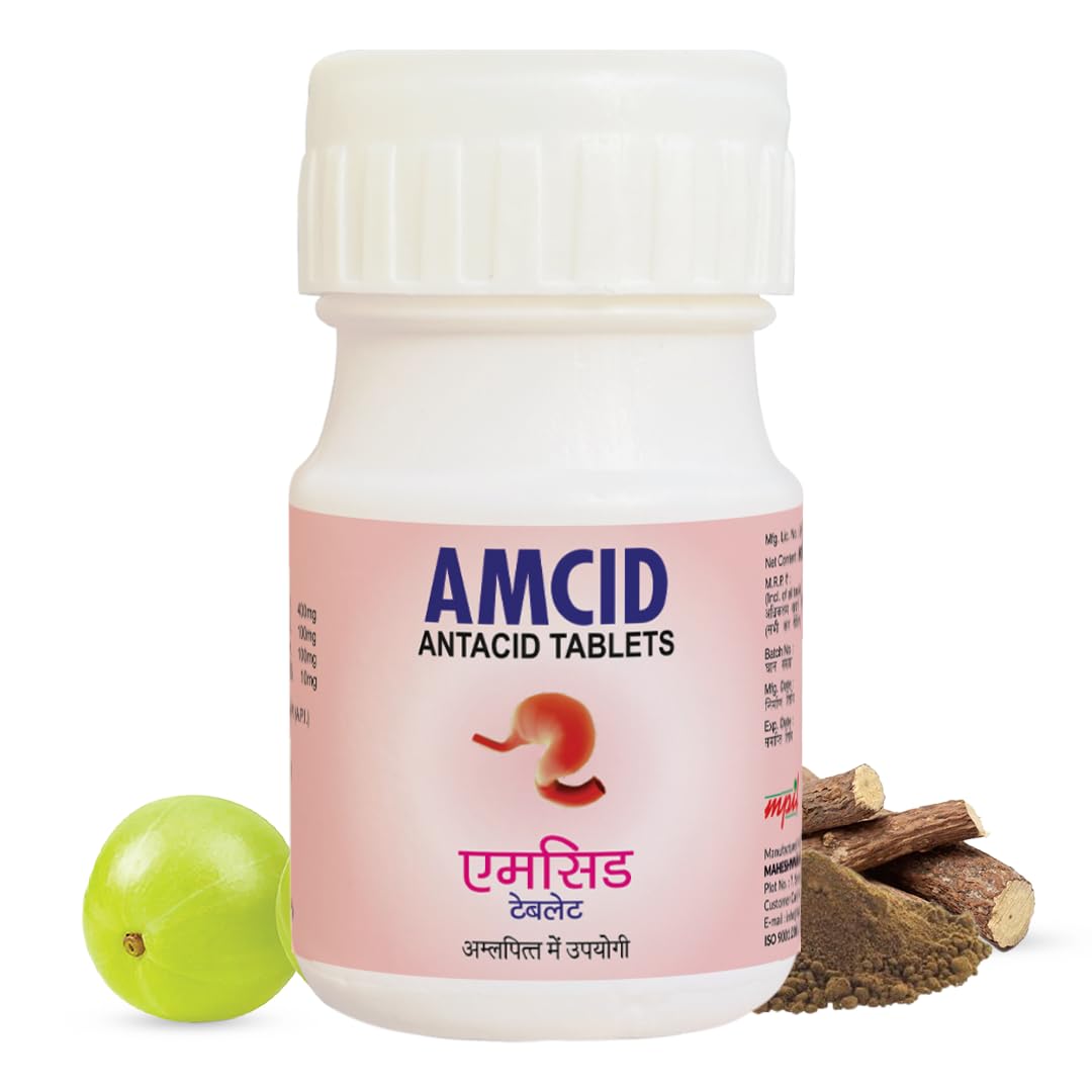 Sponsored Ad - MPIL Amcid Tablets | Antacid Tablets | Improves Digestion | Relieves trapped gasses | Provides Relief from Bloating | Gentle & Effective relief from acidity | 60 Tablets (Pack of 1)