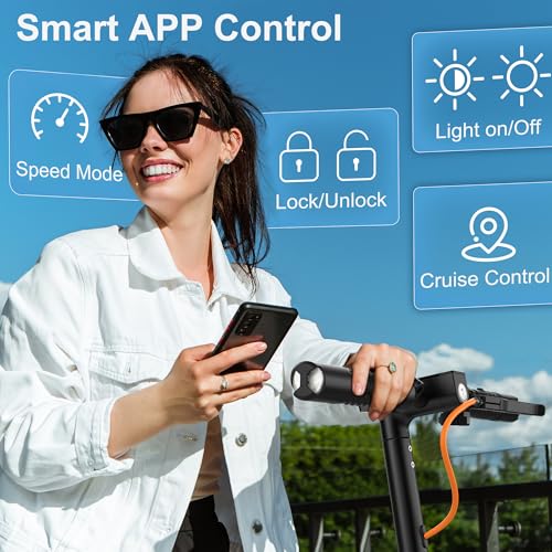 image for VOLPAM Electric Scooter Adults - Max 21Miles Range & 19MPH Speed E-Sco