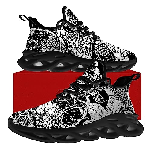 Carp Shoes for Women Men Running Shoes Athletic Walking Tennis Sneakers Gifts for Mom Women4