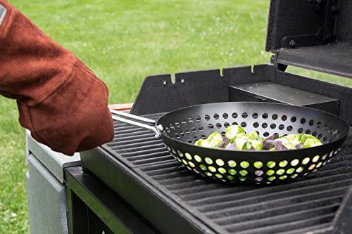 Fox Run Non-Stick Stir Fry Wok/Steamer, 17.5 X 11 X 4.5 Inches, Black,5459 #TOP2