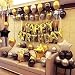 Ponmoo Globos de Happy Birthday Banner - Dorado, Cumpleaños Globos para La...