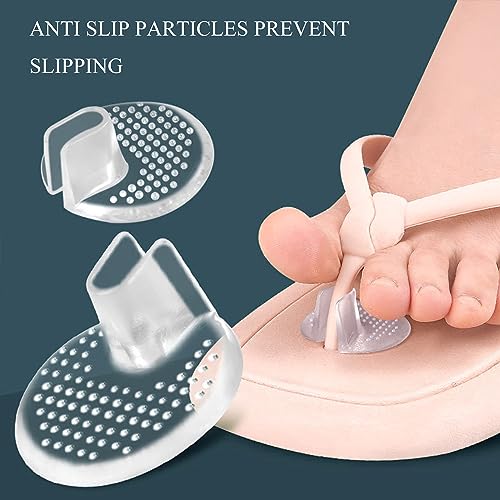 4 Pares Protectores de Gel Transparente para Dedo de Sandalia miniatura 5