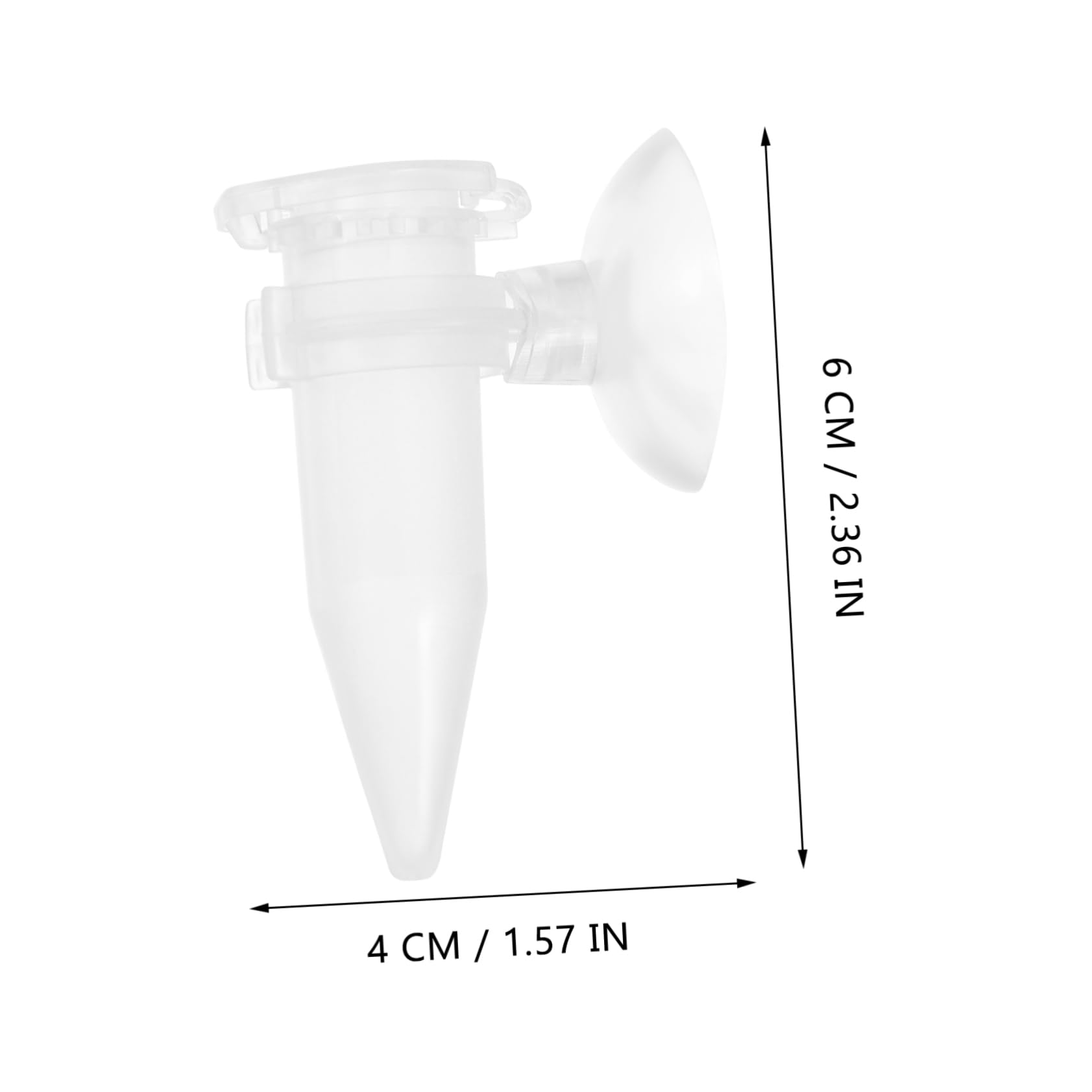 Beaupretty 15piezas Alimentador Automático De Camarones Mini Hatchery con Tubo Gotero y Ventosa Alimentador para Acuarios Diseño Transparente y Práctico