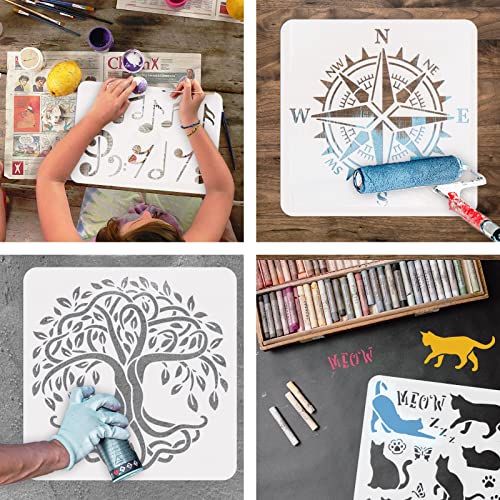 FINGERINSPIRE Snake Painting Stencil 21x29.7cm Reusable Anaconda Drawing Template DIY Craft Snake Pattern Drawing Stencil Animal Theme Template for Painting on Wall Wood Furniture - Image 4