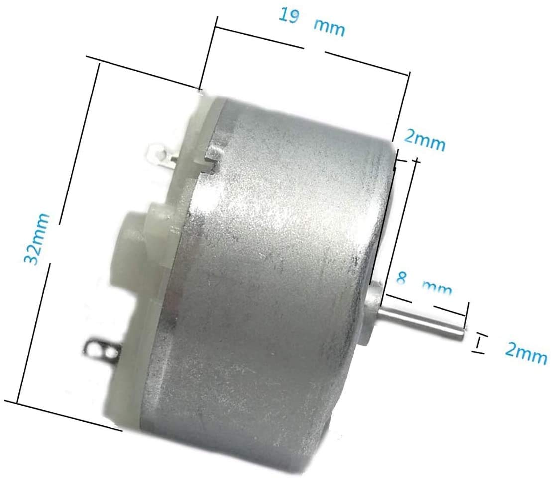 jing Silnik DC 3-12 V, 2700 obr./min, średnica 32 mm, do samolotu RC Hobby RF-500TB-12560