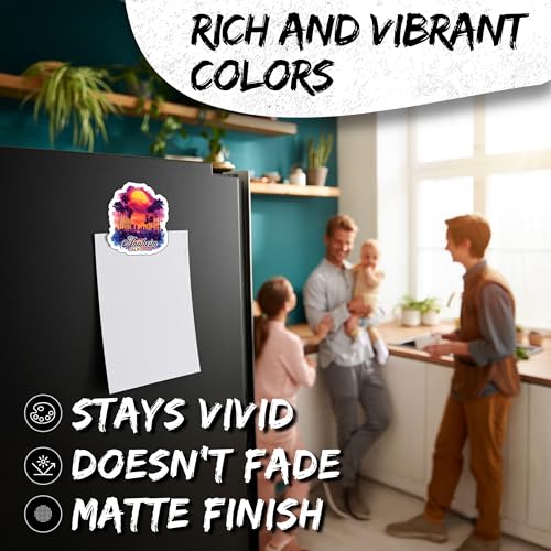 Imán de vinilo decorativo 4 pulgadas pack x2 miniatura 4