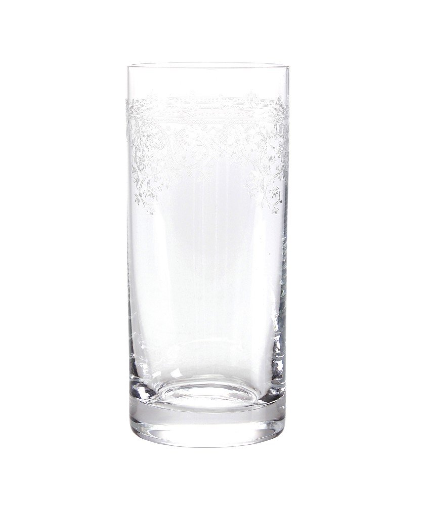 Paul Nagel 6er Set Longdrinkgläser, Cocktailgläser Lucca, Pantografie Dekor