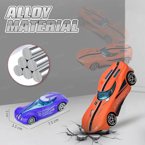 Image of Zest 4 Toyz Diecast Cars Metal Cars for Kids Toys Color Changing Car Diecast Model Car Toy Vehicle for Kids Toys for 2-5 Years Boys and Girls (Pack of 6) Multicolor