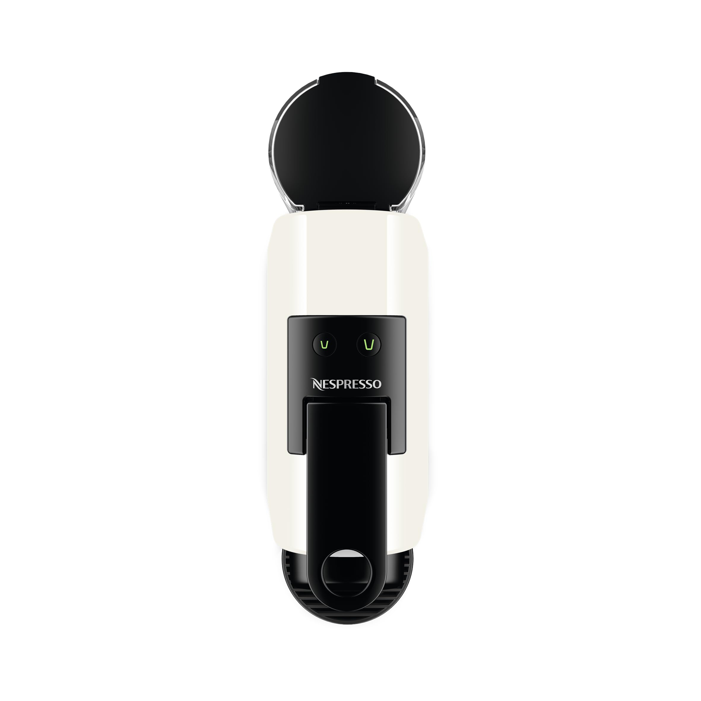 Nespresso Magimix Essenza - Mini Machine à Café Blanche - Avec 50 Capsules | Bundle avec Cafetière à Dosette Compacte et 50 Capsules Aluminium -Espressos - Extraction Haute Pression et Chauffe Rapide