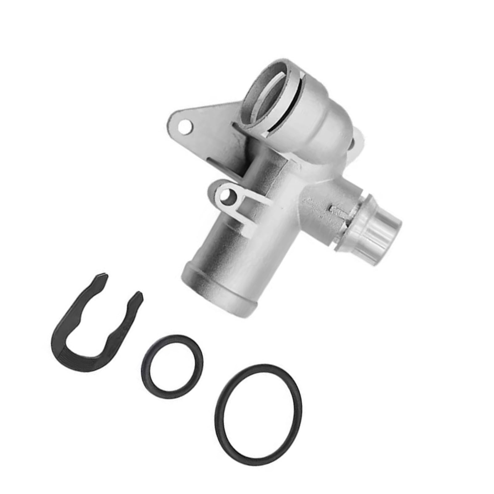 Kaeltsyn 06B121132b Aluminum Coolant Hose Flange Three Way Water Pipe Joint Cooling Connector Cooling Connector