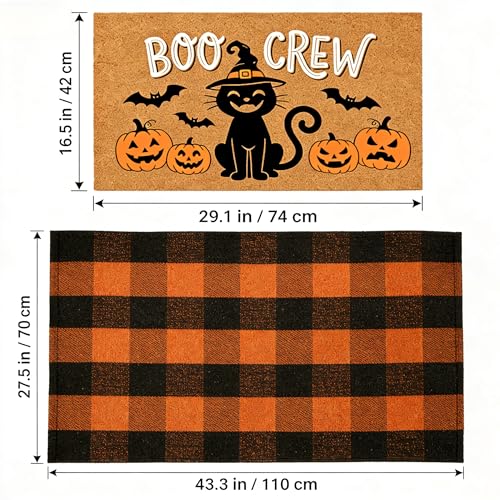 Halloween Decor Layered Front Doormat Set - image 5