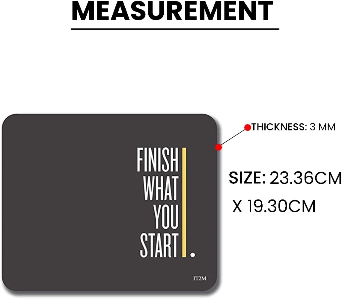 Designer Mouse Pad for Laptop/Computer cm x cm 23.36 cm x 19.30 cm (9.2 X 7.6 Inches, 12788)