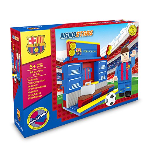 Nanostad – FCB bus 1 figura en pelota, 89 stuks