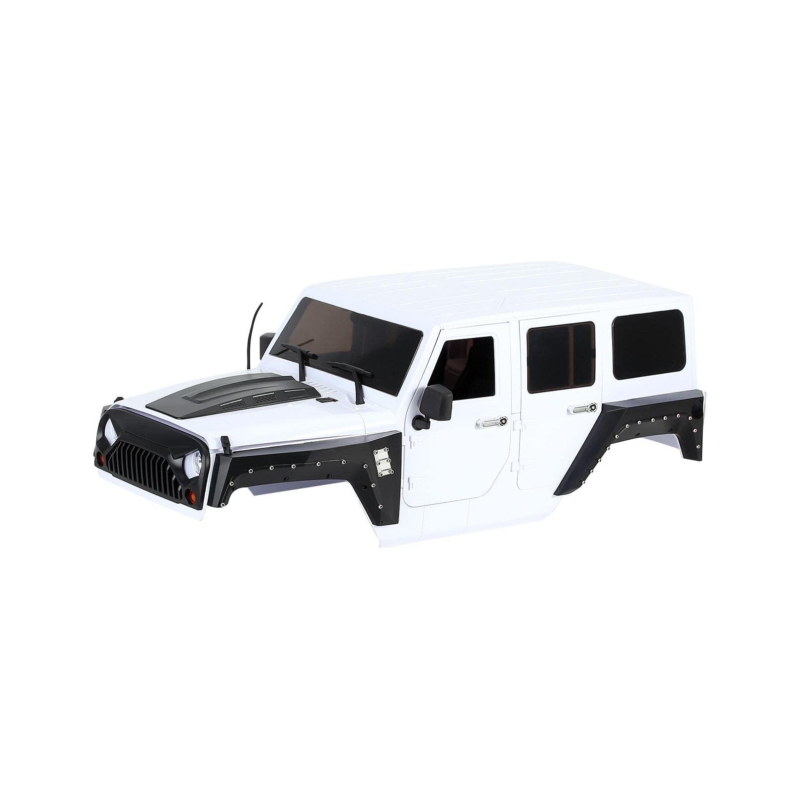 Body Shell Frame RC Auto Karosserie Gehäuse Rahmen Ersatzteil PC Material für 1/10 Elektro Crawler Modellfahrzeug Zubehör für Bastler