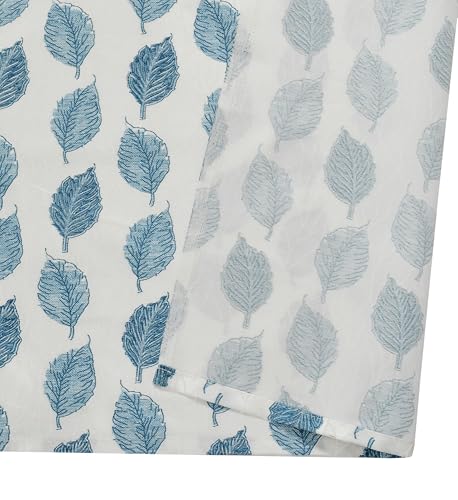 Image of Room Darkening Home Decor Curtains for Living Room, Bedroom Doors and Windows Panel, Parda, Eyelets Hanging, Blue, 4 x 5 Feet, 1 Piece