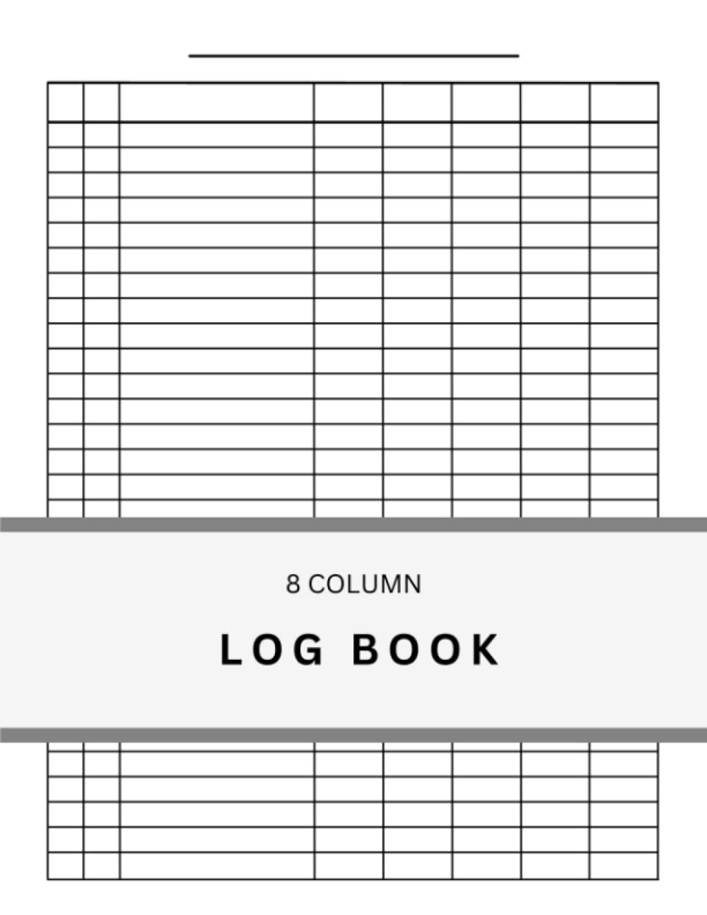 amazon-com-8-column-log-book-8-column-template-notebook-8-5-x-11-110-pages-publishing-paper-rose-books for Free Printable Columns And Rows Amazon.com: 8 Column Log Book: 8 Column Template Notebook, 8.5