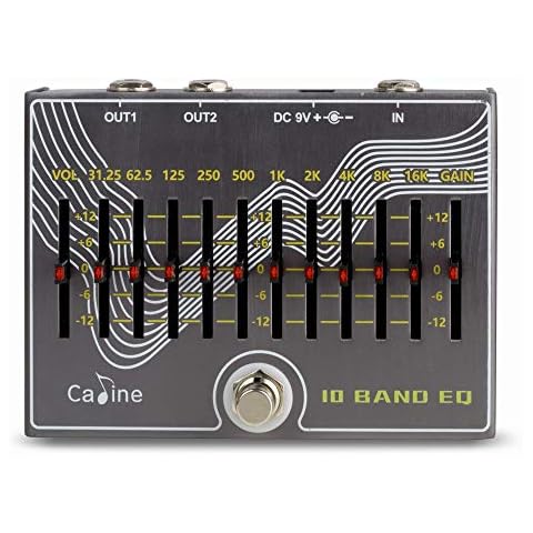 Caline CP-81 - Pedal de 10 bandas EQ + volumen Cover