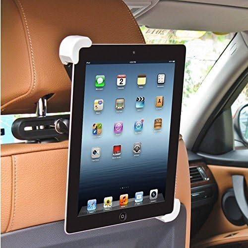 BESTEK Car Headrest Mount Tablet Holder for iPad 2017/2/3/4/iPad Air/2/iPad Mini 1/2/3/4/iPad Pro 9.7 and Other 7-10 inch Tablets, 360 Degree Rotation