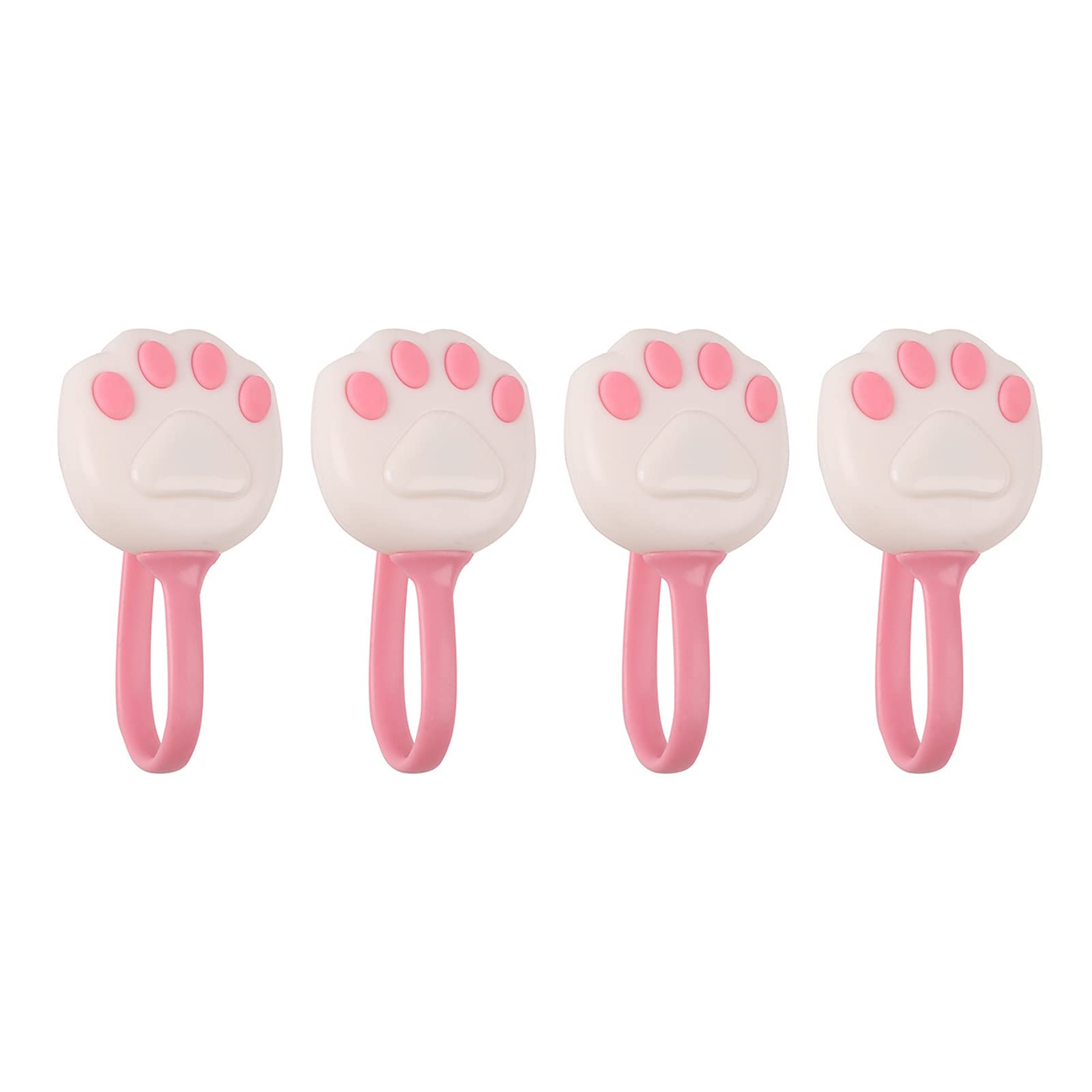 Jazuaiao Cartoon Footprint Bed Sheet Clips 4pcs Quilt Cover Fastener Supplies for Dormitory Blanket Fixing Supplies Accessory Blanket Clips for Bed