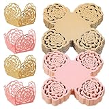 DOITOOL 100 Pièces Papillotes Chocolat Mini Caissettes Pâtisserie Papier Décoratif pour...